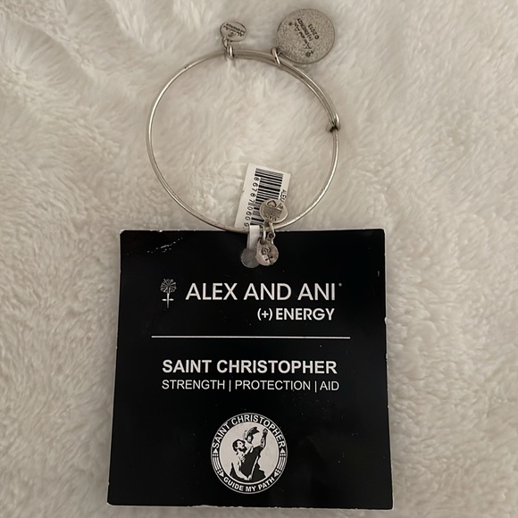 Alex and Ani Saint Christopher silver bracelet - Picture 2 of 2